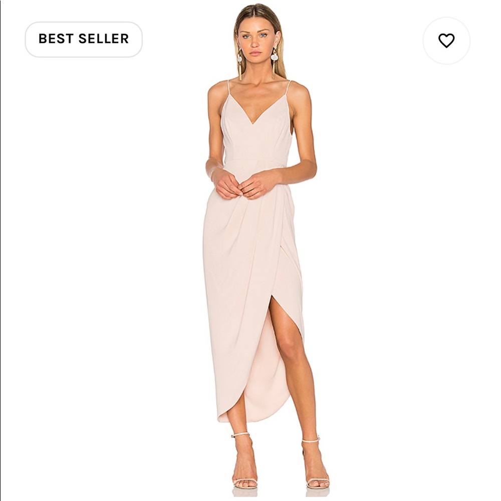 Shona Joy Blush Pink Midi Dress